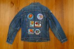 Vintage Levi's Type III Big E Trucker Jacket with Albuquerque Internationall Balloon Fiesta patches