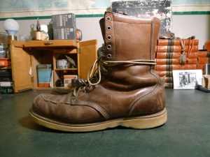 Vintage Red Wing 04130 Black Label Flannel lined 9" hunting boots