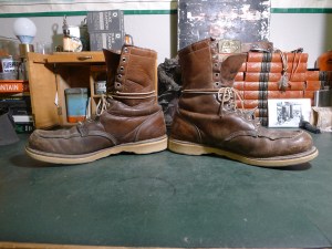 Vintage Red Wing 04130 Black Label Flannel lined 9" hunting boots