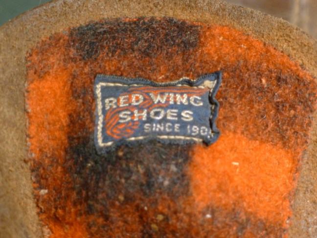 Vintage Red Wing 04130 Black Label Flannel lined 9" hunting boots