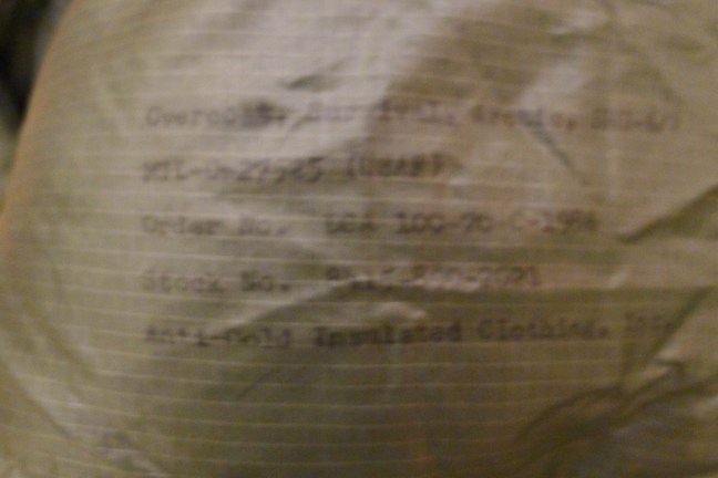 USAF Down Filled Arctic Survival Suit Overcoat