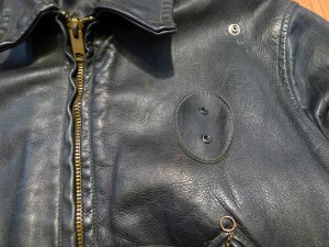 Vintage 1960s Motorcycle Patrol Jacket ~size 42~ Cal Leathers Style.