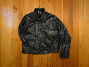 Vintage 1960s Motorcycle Patrol Jacket ~size 42~ Cal Leathers Style.