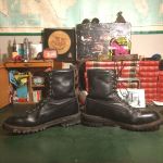 vintage US Army Snowshoe skiing boots
