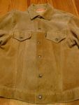 Vintage 60'S Levis Leather Type 3 Jacket - Big E- suede rough out