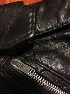 Vintage 1960'S Motorcycle Black Leather Pants