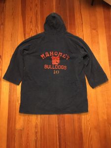 Vintage 1950s Football Sideline Warm Up Jacket