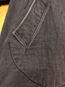 Vintage 1950s Football Sideline Warm Up Jacket