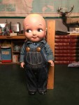 Buddy Lee 13" Composition Doll in Lee Dungaree Overalls and Cap