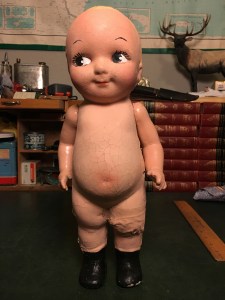 Buddy Lee 13" Composition Doll in Lee Dungaree Overalls and Cap