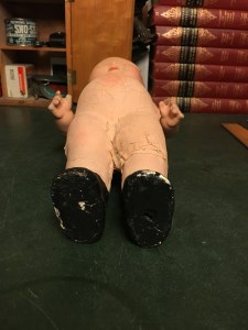 Buddy Lee 13" Composition Doll in Lee Dungaree Overalls and Cap