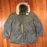 Vintage 1950's USAF type N-3B Flight Crew Jacket. Skyline 8415 Model. XXL