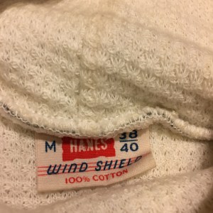 Vintage 1950s/60s Hanes 'Wind Shield' Insulated Sweatshirt