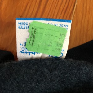 Vintage 60s/70s Sweatshirt CHAMPION REVERSE WEAVE NOS Deadstock