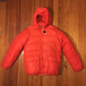 Vintage REI expedition down jacket.