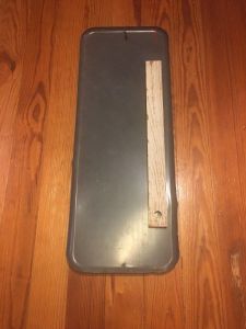 Vintage Dr. Pepper Painted Thermometer Sign