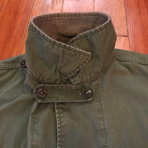 LL Bean Gold & Black Cursive Label Upland Hunting Field Jacket