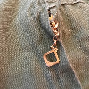 LL Bean Gold & Black Cursive Label Upland Hunting Field Jacket