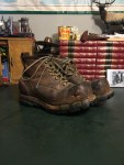10th Mountain Division Lugged Leather Ski Boots - 1943