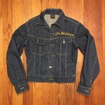 Vintage Embroidered Lee 101-J 40s 50s Red Label Rodeo Denim Jacket Size 36