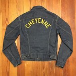 Vintage Embroidered Lee 101-J 40s 50s Red Label Rodeo Denim Jacket Size 36