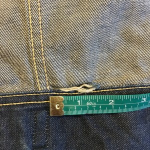 Vintage Embroidered Lee 101-J 40s 50s Red Label Rodeo Denim Jacket Size 36