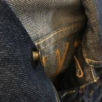 Vintage Embroidered Lee 101-J 40s 50s Red Label Rodeo Denim Jacket Size 36