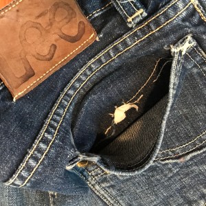 Vintage 1950s Lee Riders Half Selvedge Denim Jeans