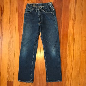 Vintage 1950s Lee Riders Half Selvedge Denim Jeans