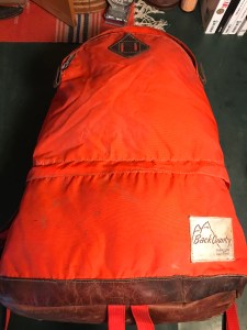 Vintage Back Country Buena Park California Tear Drop Backpack