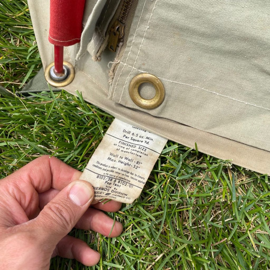 King-Seeley Thermos Co. Pop Tent - Designed by Bill Moss